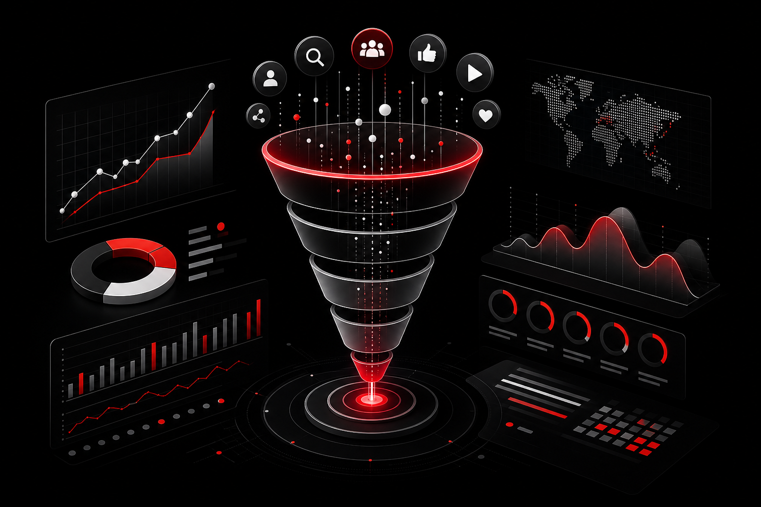 Strategic marketing planning and analytics visualization