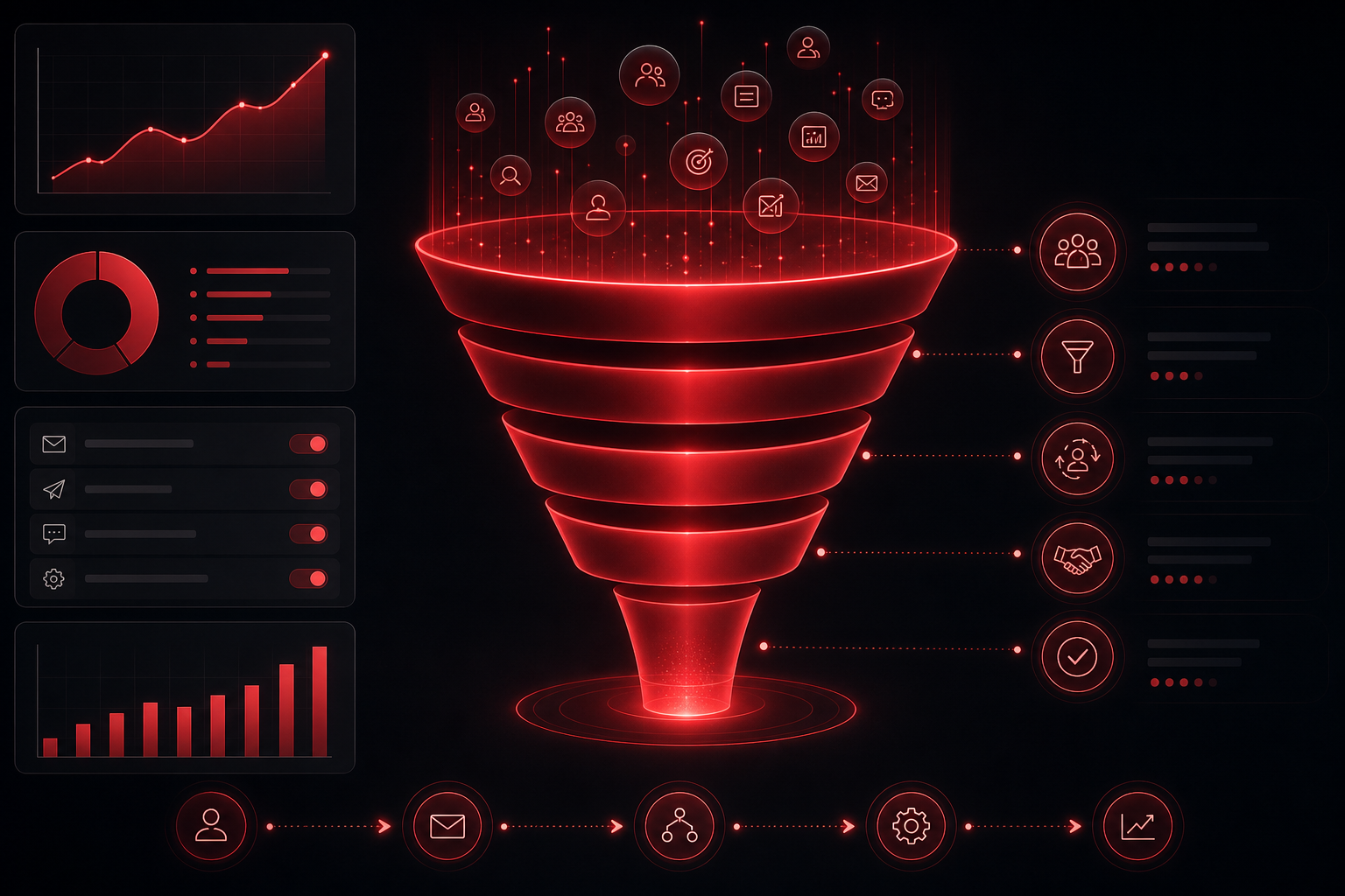 B2B demand generation pipeline visualization