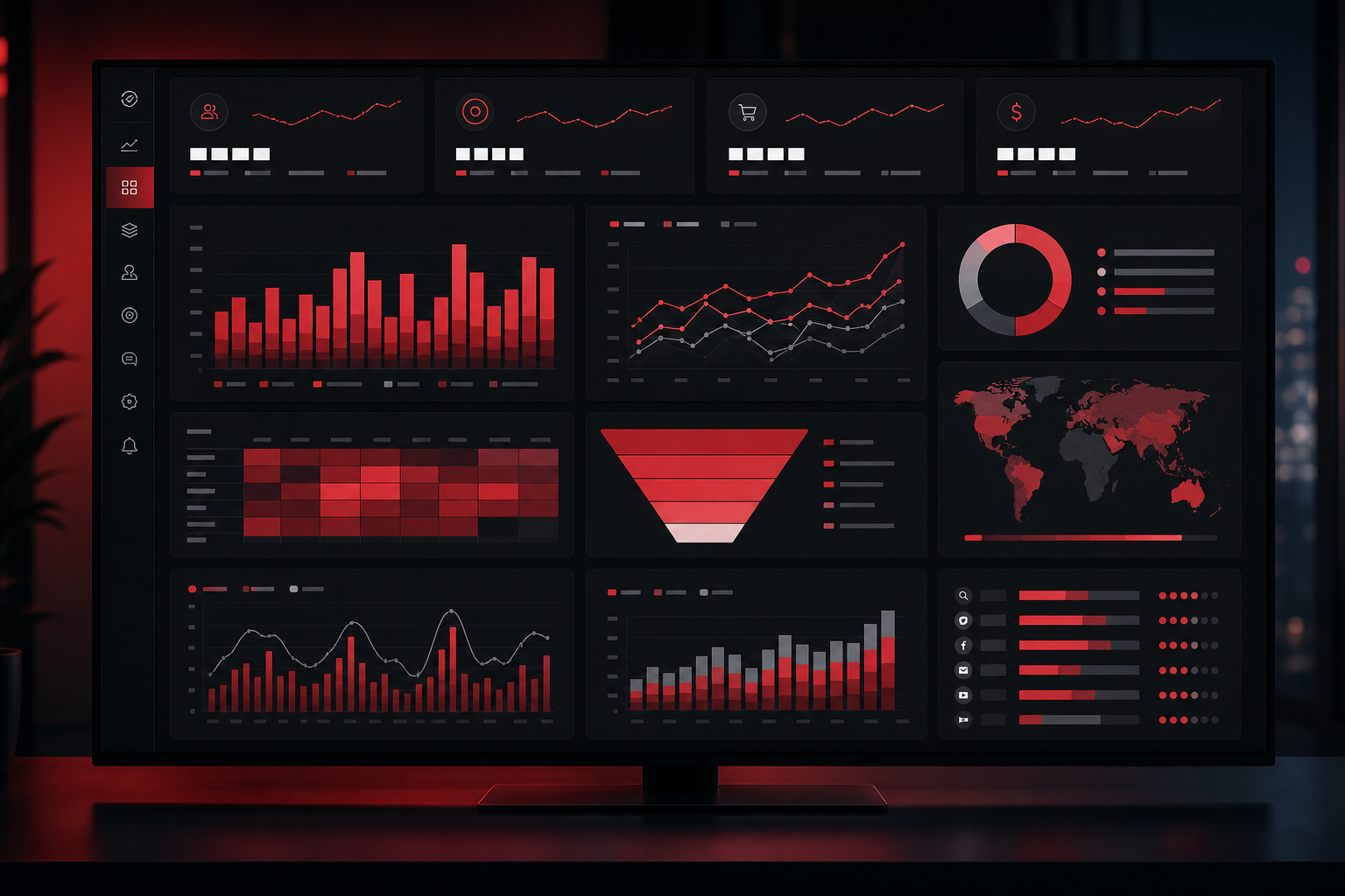 Marketing intelligence and reporting dashboard